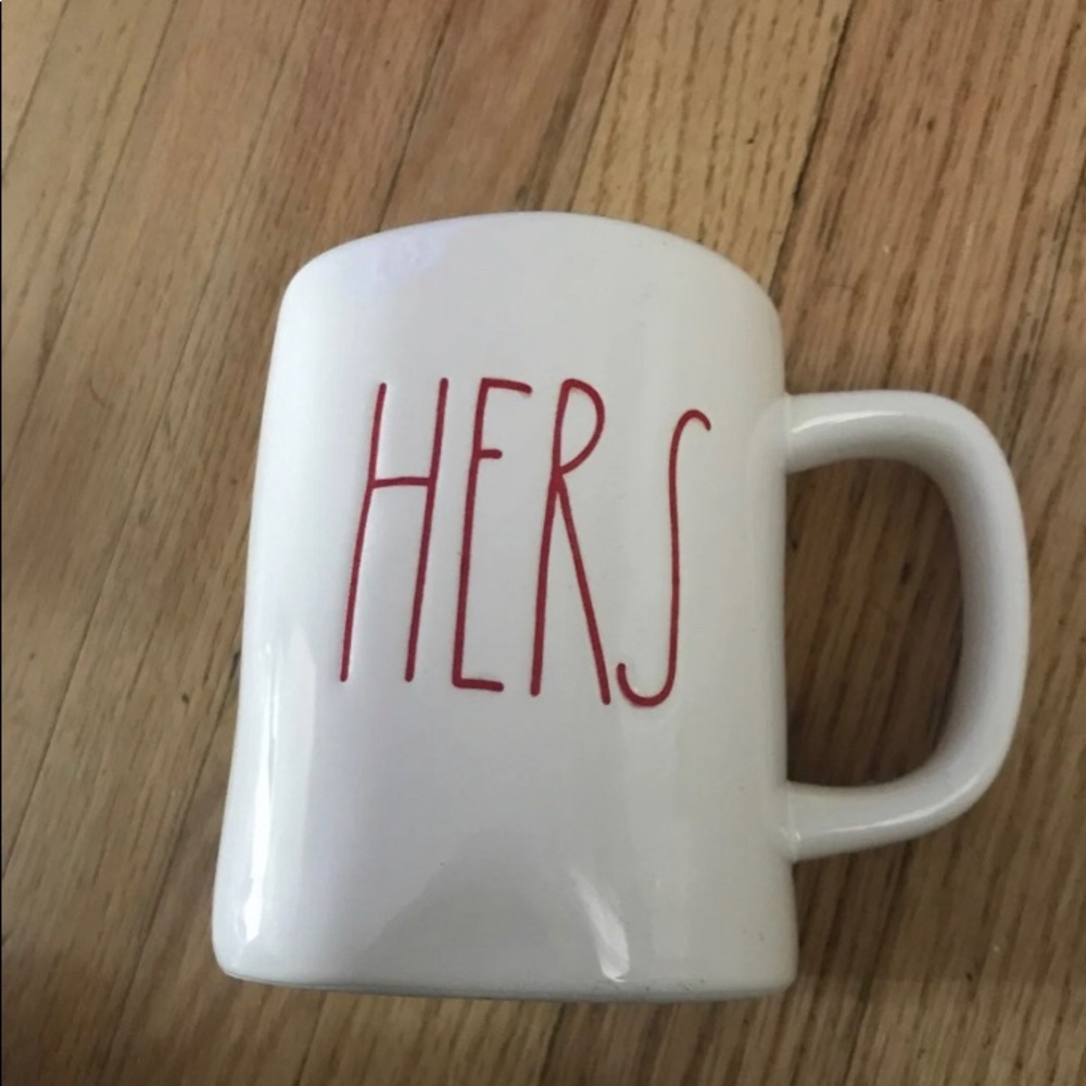 Rae Dunn red Hers mug